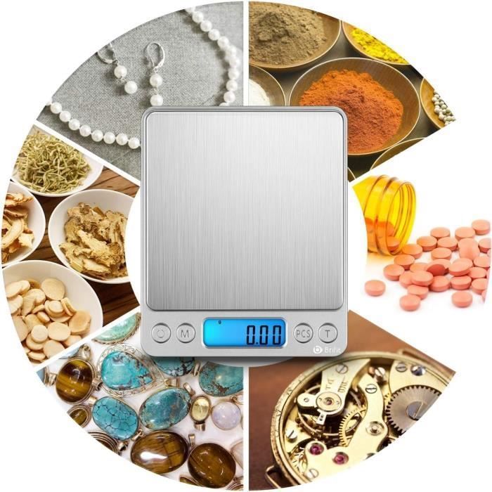 Balance De Précision 500g/0.01g,Haute PréCision Balance Électronique