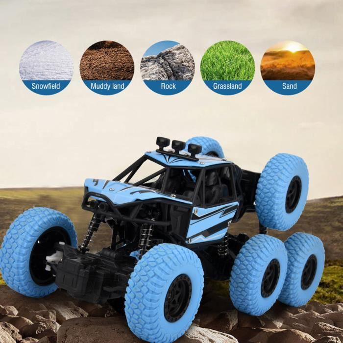 Zerone voiture telecommandee RC 6 roues motrices telecommande 1 16 chenille buggy voiture de course modele jouet pour enfants Cdiscount Jeux Jouets