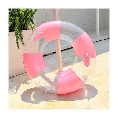 Hillylolly – Bouée Gonflable Sirène Transparente – PVC 110 Cm – 200 Kg – Piscine Et Plage – été