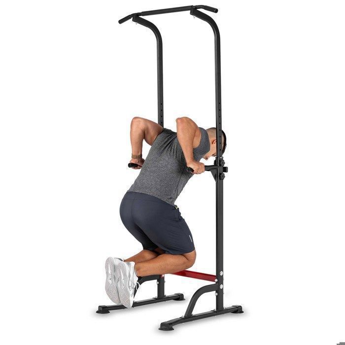 SPORTINATOR Dip Station – Tour De Musculation – Hauteur 134 Cm – Charge 150 Kg – Home Gym
