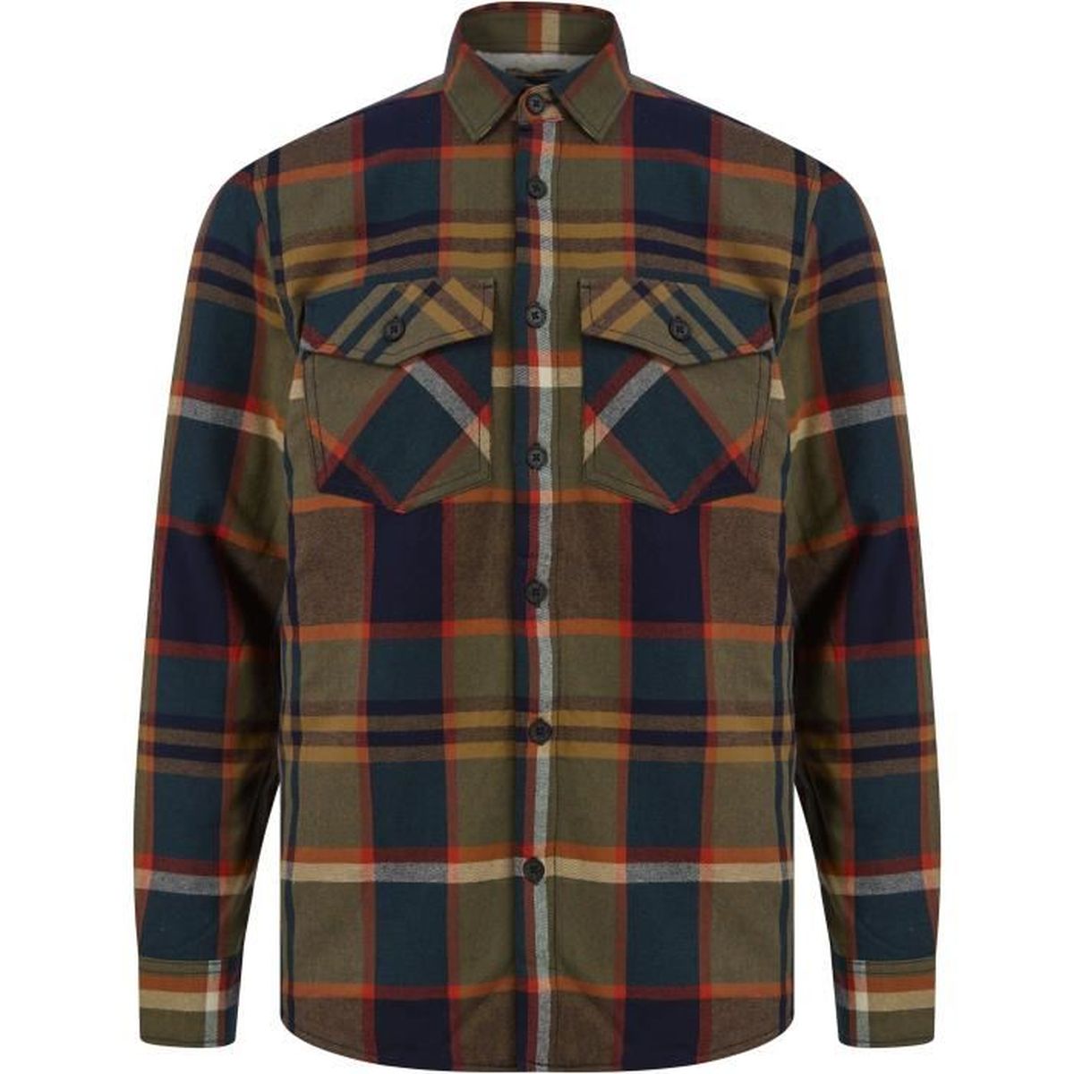 Chemise 1129 haut à carreaux grande taille Laveccia 3-7xl Chemise 1129 haut à carreaux grande taille Laveccia 3-7xl