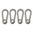 Lot de 2 Ref A069090X2 Mousqueton à Oeil ACIER 9 x 90mm