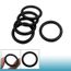 Sourcingmap/® 50/ pcs Noir 40/ x 2/ mm Industriel Flexible en Caoutchouc O Ring Huile d/étanch/éit/é /œillets