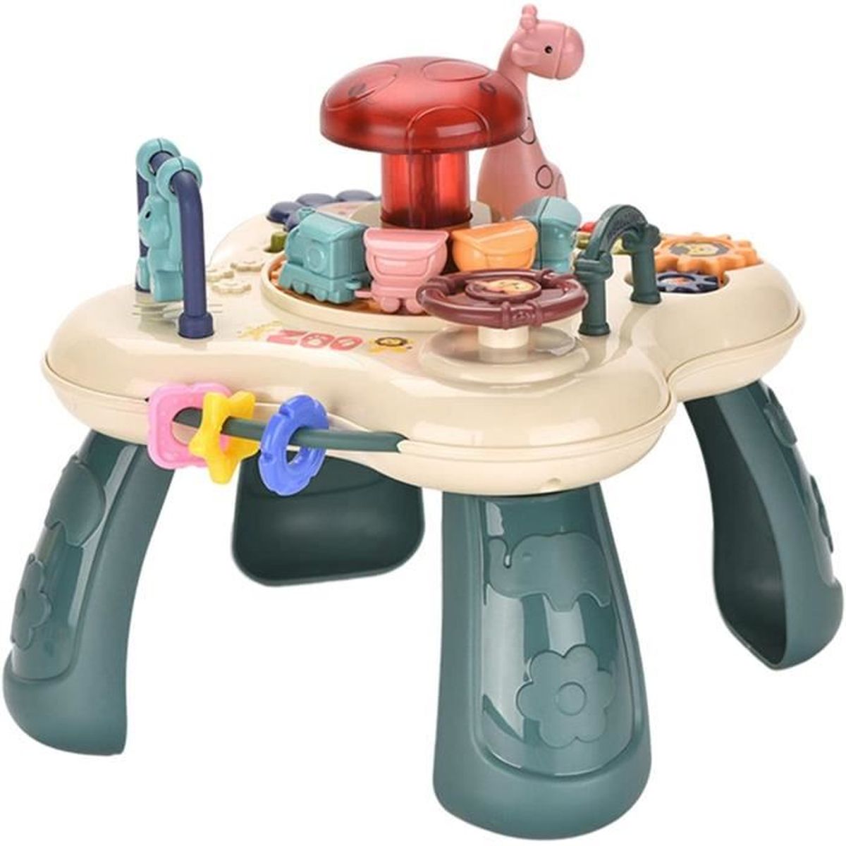 Musical Bebe Table D Activite Enfant Avec Lumieres Et Sons Jouets Interactifs Pour Filles Garcons Cdiscount Jeux Jouets