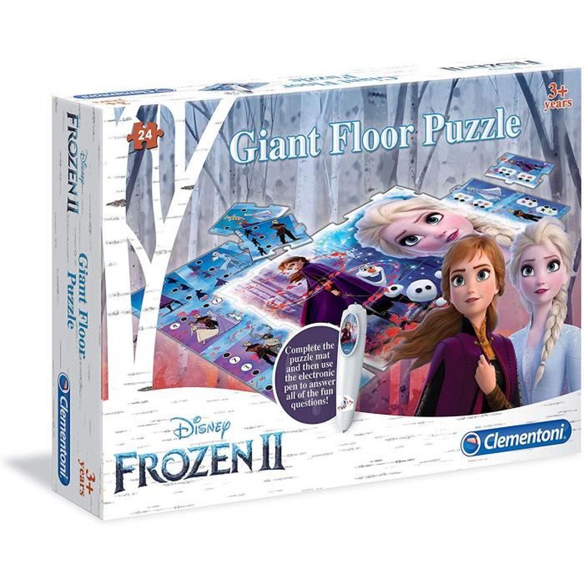 Clementoni 61875 Puzzle de sol géant Disney Frozen 2, multicolore