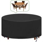 Housse pour Table de Jardin - ZEMINPEOEL - Ø128X71CM - Imperméable - Résistant aux UV - Coupe-vent