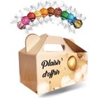 PRO DISTRI Ballotin Plaisir d'Offrir et son assortiment de 70 délicieuses boules LINDOR | 1 Kg de chocolats à partager en famille