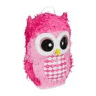 Relaxdays Pinata Hibou Rose - À Remplir Pour Anniversaire Enfants