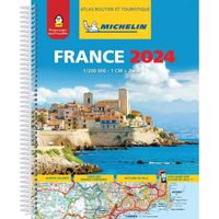 Atlas routier France 2024 Michelin (A4 Spirale)