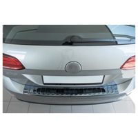 Protection de seuil de coffre chargement en acier pour VW Golf VII Variant 2017- [Anthracite brillant]