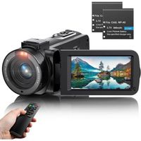 BAZARLAND30.Caméscope 3.0'' Vidéo FHD 1080P 36MP 30FPS Youtube Vlogging Caméra de Nuit IR Zoom Numérique 16X 270° IPS écran Rotatif