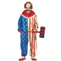 Déguisement Clown Américain Adulte - Rouge - Halloween