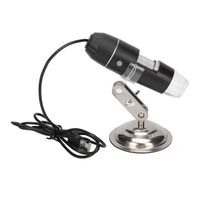 OMABETA microscope numérique portatif Microscope numérique 0X-200X USB 8 lumières LED blanches, caméra à hygiene blouse