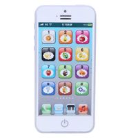 Jouet téléphone d'apprentissage pour enfants - SURENHAP - Plastique - Blanc - 12.5 x 6 x 0.8cm
