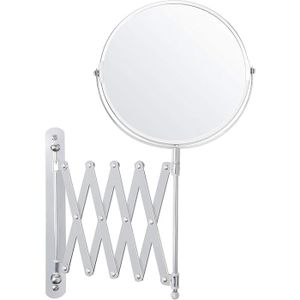 Miroir cosmétique grossissant 3x, sur bras télescopique, ZELLER