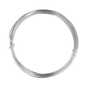 12 m fils d'aluminium bricolage Aludraht-Argent couleur 1 mm-p00446x3 12 m fils d'aluminium bricolage Aludraht-Argent couleur 1 mm-p00446x3