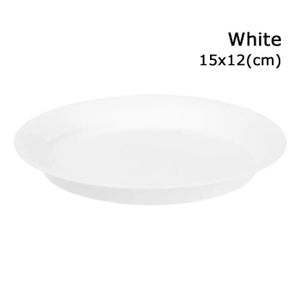 SOUCOUPE - PLATEAU Blanc-15x12cm - Bac d'égouttement en plastique pou