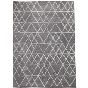 TAPIS Descente de lit style berbère Holden gris clair 60