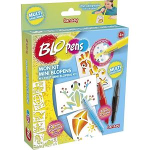 JEU DE COLORIAGE - DESSIN - POCHOIR blopens - mon kit mini blopens - dessins et colori