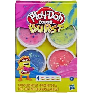 JEU DE PÂTE À MODELER Pâte à modeler Play-Doh - HASBRO - 4 pots explosio