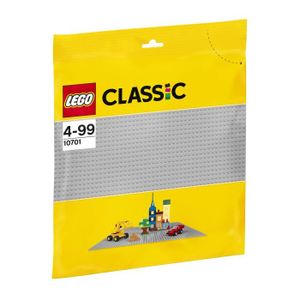 ASSEMBLAGE CONSTRUCTION LEGO Classic La plaque de base grise - 10701, Jeu 