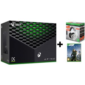 CONSOLE XBOX SERIES X Pack Xbox Series X + Casque RIG 400HX + Halo Infin