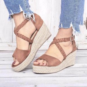 chaussures femme sandales compensées