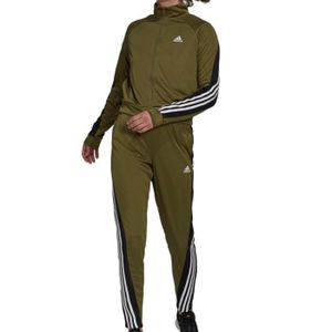 SURVÊTEMENT Survêtement Femme Adidas Teamsport - Kaki - Coupe classique - Manches longues - Fitness