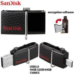 CLÉ USB SanDisk 64 GB ultra Dual USB 3.0 OTG Flash Drive 1