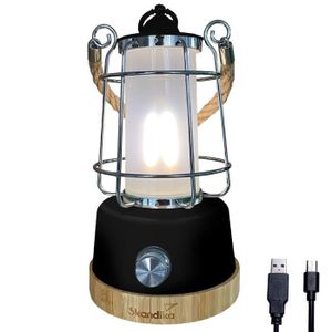 Lumineux Nuit Lampe Rechargeable USB DEL lumière de Camping Lanterne outdoor Magnétique UK 