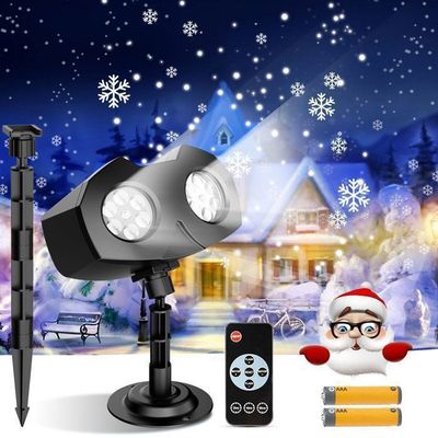 Projecteur LED Extérieur Halloween Et Noël - 64 Motifs, Télécommande, étanche IP44, Pour Jardin Et Maison