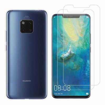 Lot 2 Films En VERRE Trempé Bord Incurvé Resistant Pour Huawei Mate 30 Pro Mate 30 Pro 5g 6 53 Lio L09 Lio L29 Lio N29 Transparent