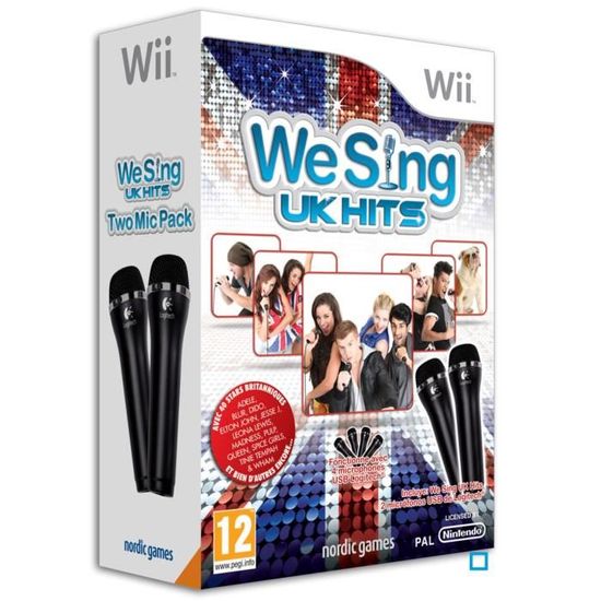 WE SING UK HITS 2 + MICROPHONES / Jeu console Wii - Cdiscount Jeux