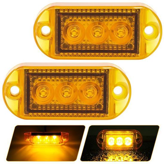 Feux De Signalisation Latéraux Pour Véhicule - Lot De 2 Pièces - Référence 6325.G3 - Neufs
