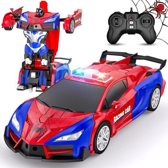 Voiture Telecommandé Enfant2 en 1 Transformable Radiocommande RC Robots Jouet Enfant 3-10Ans 24GHz360°Rotation Jeux Extérieur Voiture Telecommandé Enfant2 en 1 Transformable Radiocommande RC Robots Jouet Enfant 3-10Ans 24GHz360°Rotation Jeux Extérieur