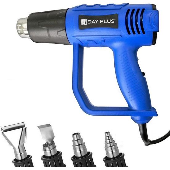 Pistolet à Chauffage 220V 1600W Avec Affichage Numérique - Soudage PVC, TPO - Fonction Refroidissement Auto - Pour Professionnels & Bricoleurs