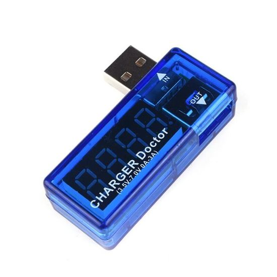 Testeur USB Multimètre - Mesure Tension 4-30V, Courant 0-6.5A - Pour Chargeurs Et Power Banks