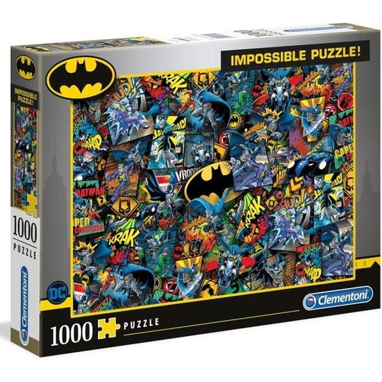 Puzzle Impossible 1000p DC comic - Clementoni - 69 x 50 cm - Pour Adulte