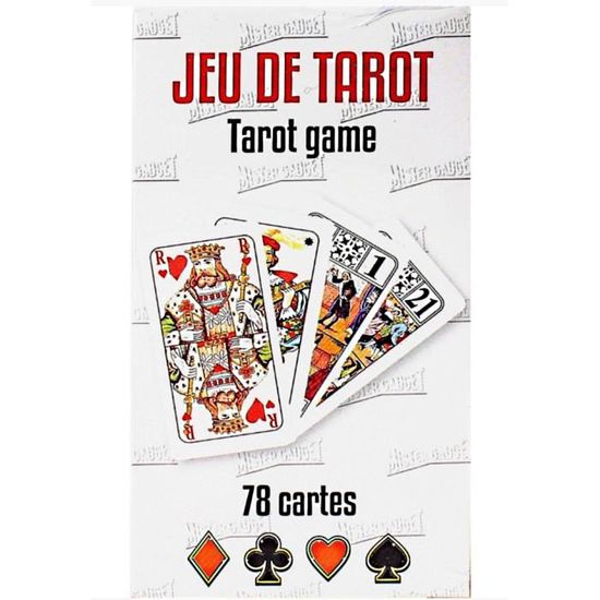 1 JEU DE TAROT 78 CARTES A JOUER DE LUXE SOCIETE - Cdiscount Jeux - Jouets