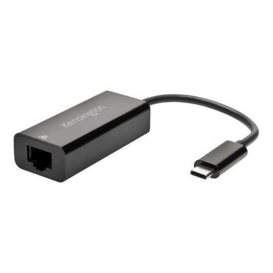 Kensington CA1100E USB-C to Ethernet Adapter Adaptateur réseau USB-C 3.1 Gigabit Ethernet x 1