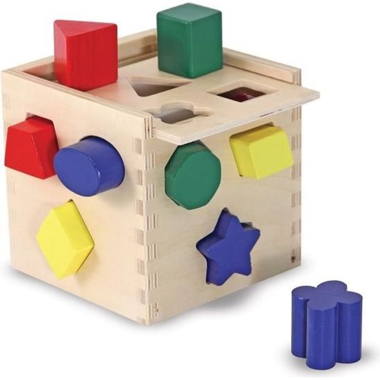 MELISSA & DOUG Cube De Tri De Formes