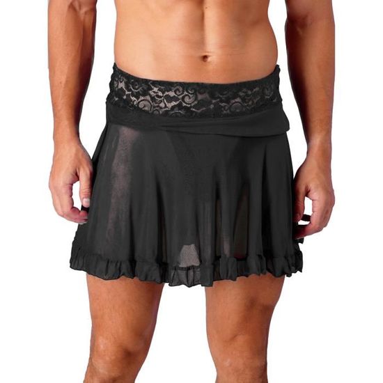 String Dentelle Pour Homme NJUDE - Transparent, Respirant, Ultra-fin - Avec Poche Bombée - Confortable Et Lavable Machine