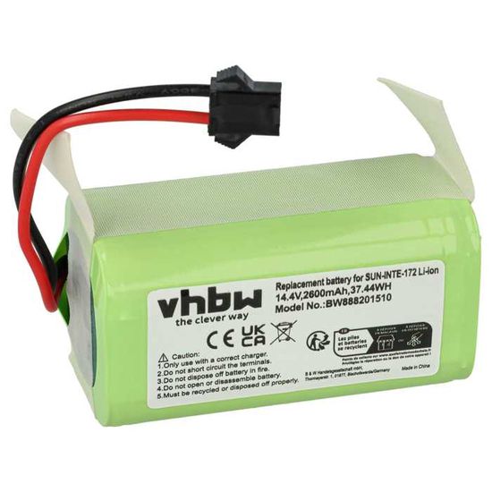 Vhbw Batterie compatible avec Tesvor X500 Pro aspirateur, robot