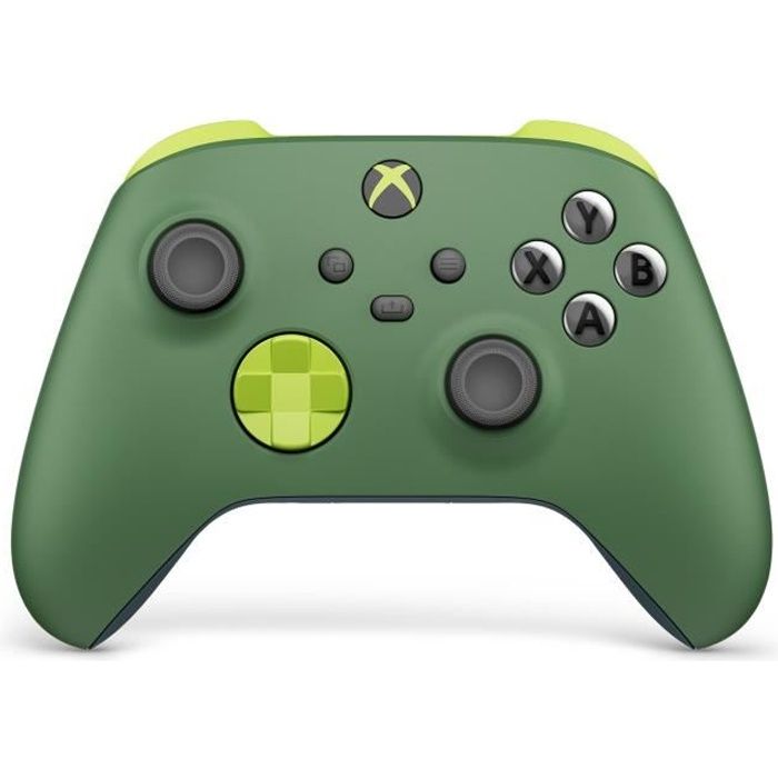 Manette Xbox sans fil - Bluetooth - Remix Special Edition - Xbox SeriesXS,  Xbox One, PC Windows 10, iOS et Android - Verte - Cdiscount Informatique