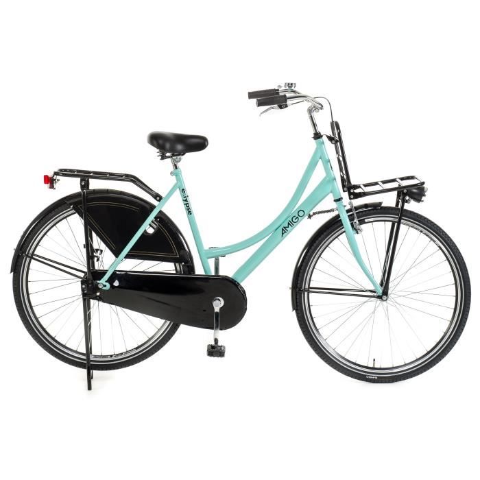 Vélo Femme Bleu cadre bas 28- Vélo ville adulte