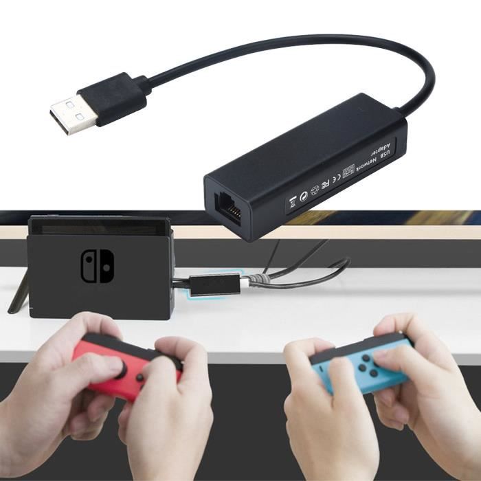1000Mps USB2.0 à RJ45 Lan Ethernet Adapter Hub Network Card pour Nintendo Switch @whicloudX2680
