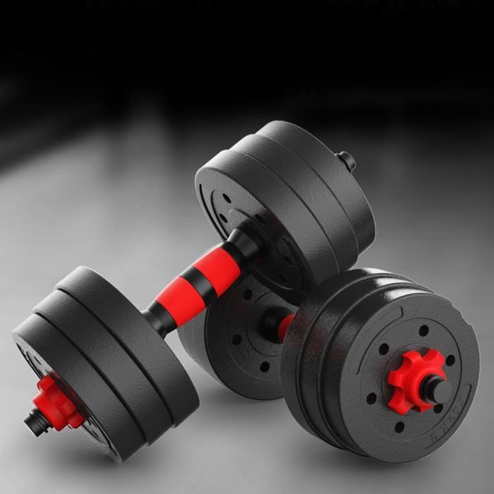 2PCS Haltère - poids réglable - 20KGS