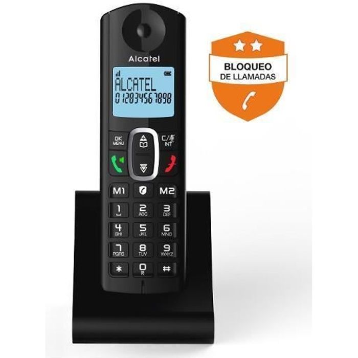 TÉLÉPHONIE, Téléphones, Téléphone sans fil, Alcatel Dect F685 Solo Noir