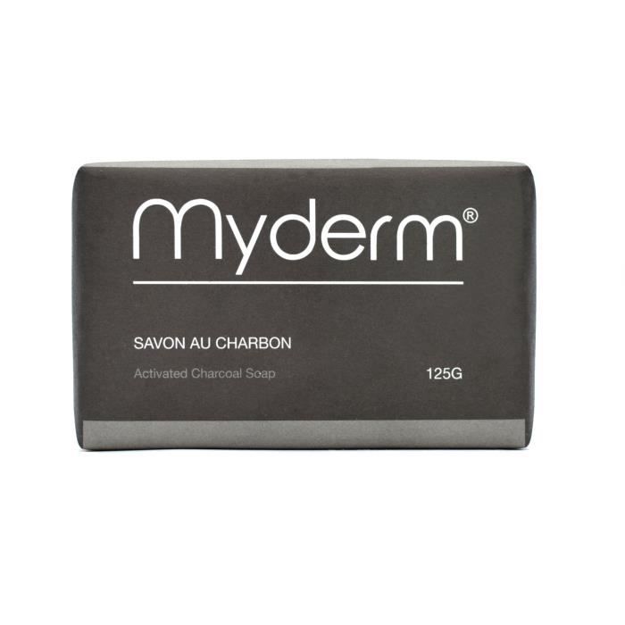 Savon au charbon activée 125 g - Activated Charcoal Soap 125g - Savon 125 g au Charbon Végétal Actif