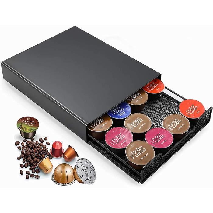 Tiroir de rangement pour capsules Dolce Gusto - Capacité de 20 capsules
